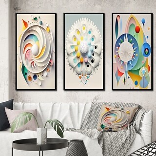 Designart "Metamorphosis Geometry Of Awakening II" Modern Geometric